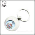 Personalised shopping trolley round shape tokens coin